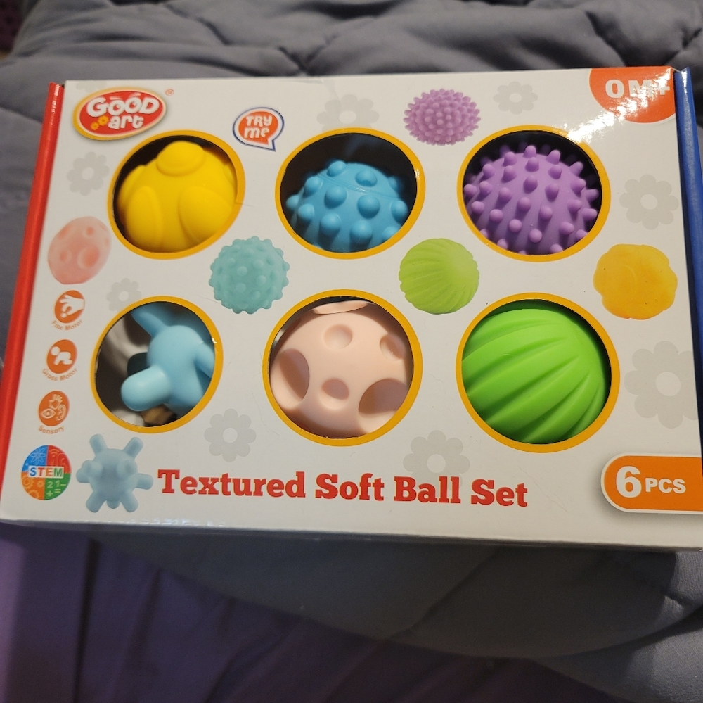 COPY - Good Art Textured Soft Ball Set 6 Pieces NWT